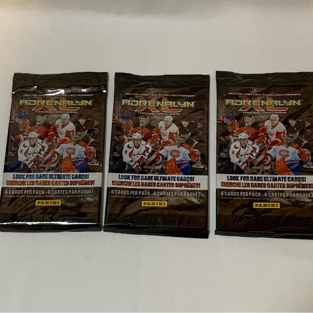 Adrenalyn XL Hockey Trading cards 3 packs